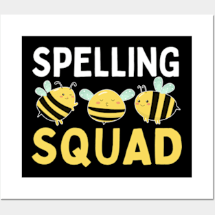 Spelling Bee Competitive Spelling Squad Spell Words Game Posters and Art